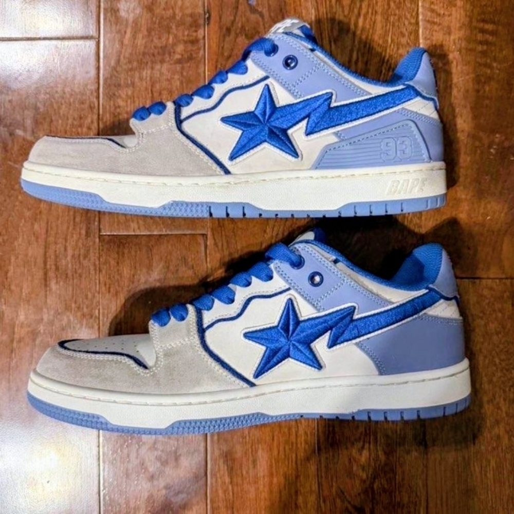 BAPE STA “93” Blue/White colorway. Authentic. Good Co Ditio